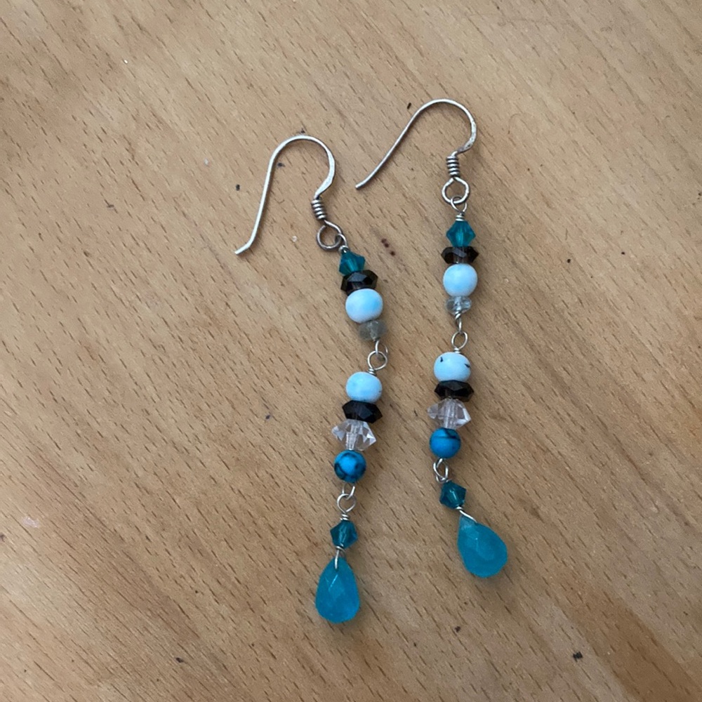Earrings Dangle beaded